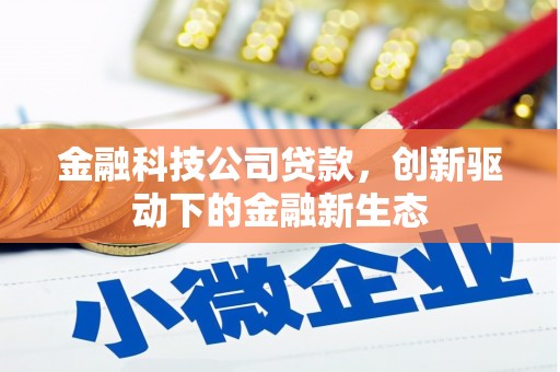 杭锦后旗金融科技公司贷款，创新驱动下的金融新生态