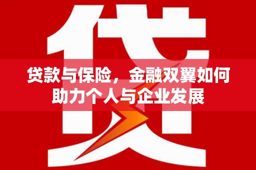 杭锦后旗贷款与保险，金融双翼如何助力个人与企业发展