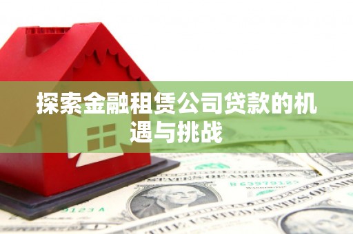 杭锦后旗探索金融租赁公司贷款的机遇与挑战