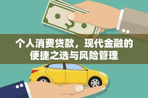 杭锦后旗个人消费贷款，现代金融的便捷之选与风险管理