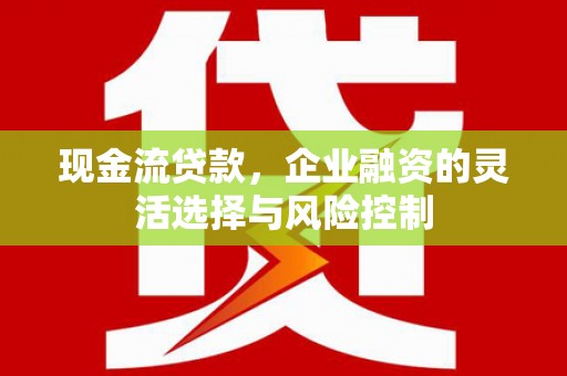 杭锦后旗现金流贷款，企业融资的灵活选择与风险控制