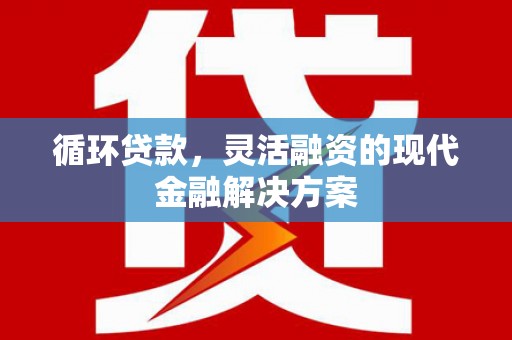 杭锦后旗循环贷款，灵活融资的现代金融解决方案