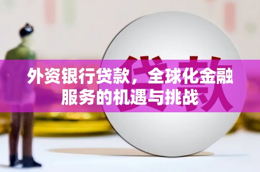 杭锦后旗外资银行贷款，全球化金融服务的机遇与挑战