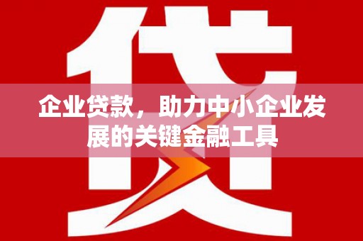 杭锦后旗企业贷款，助力中小企业发展的关键金融工具