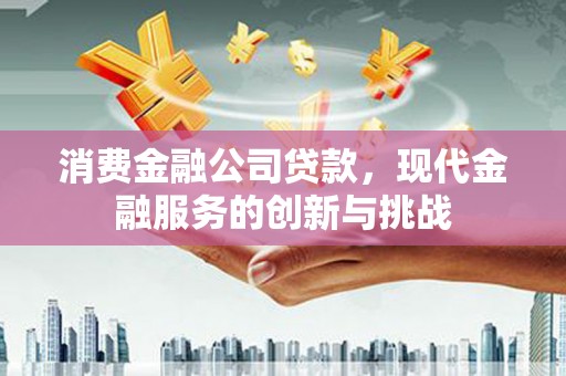杭锦后旗消费金融公司贷款，现代金融服务的创新与挑战