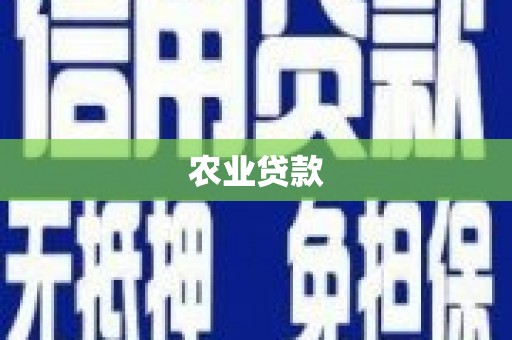 杭锦后旗农业贷款