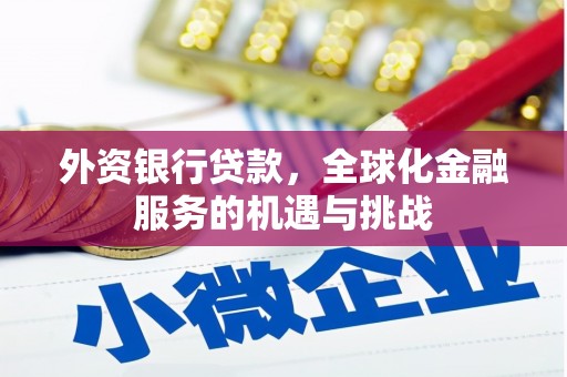杭锦后旗外资银行贷款，全球化金融服务的机遇与挑战