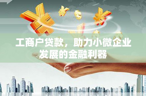 杭锦后旗工商户贷款，助力小微企业发展的金融利器