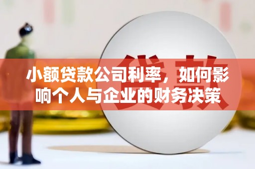 杭锦后旗小额贷款公司利率，如何影响个人与企业的财务决策