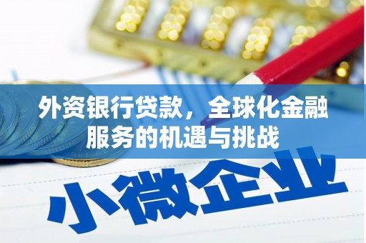 杭锦后旗外资银行贷款，全球化金融服务的机遇与挑战