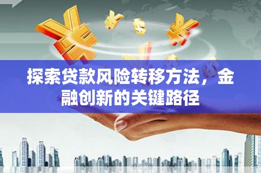 杭锦后旗探索贷款风险转移方法，金融创新的关键路径