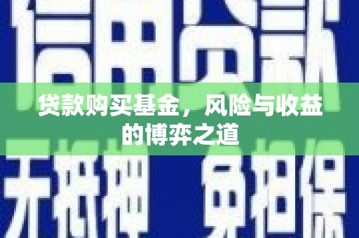 杭锦后旗贷款购买基金，风险与收益的博弈之道