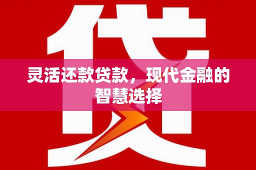 杭锦后旗灵活还款贷款，现代金融的智慧选择