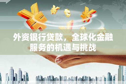杭锦后旗外资银行贷款，全球化金融服务的机遇与挑战