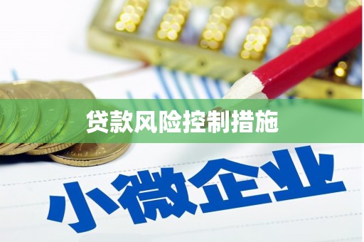 杭锦后旗贷款风险控制措施