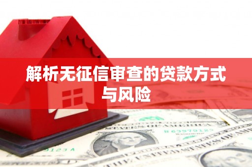 杭锦后旗解析无征信审查的贷款方式与风险